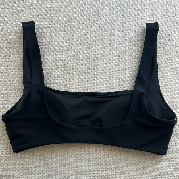 AERIE Black Scoop Bikini Top - Picture 9 of 9